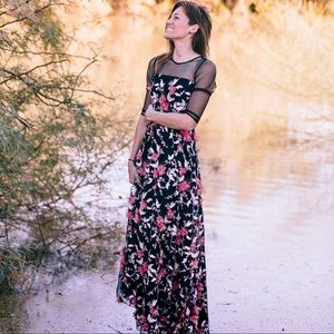 Alex Marie Long Floral Dress (see details)